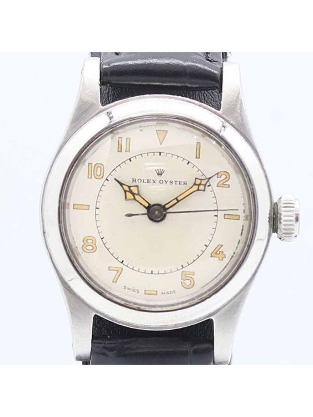 Rolex Oyster Speed King Hand Wound Ivory Dial Watch